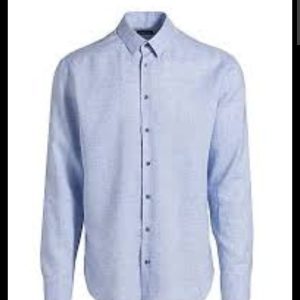 Men's Shirt in Oxford Fabric